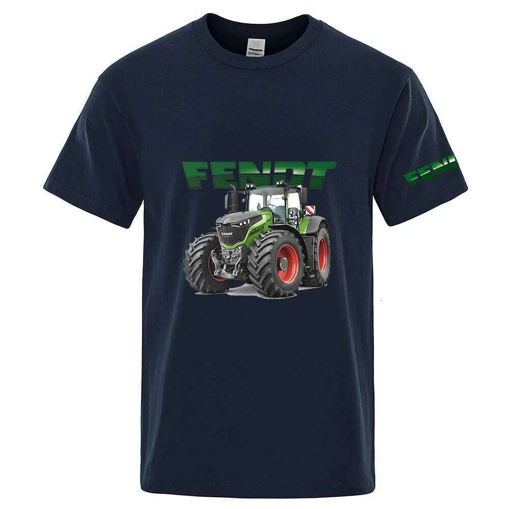 Tractor FENDT Logo Print Quick Dry Sport Fashion Men's 2026 Short Sleeves Summer Casual Breathable T-shirt C260207