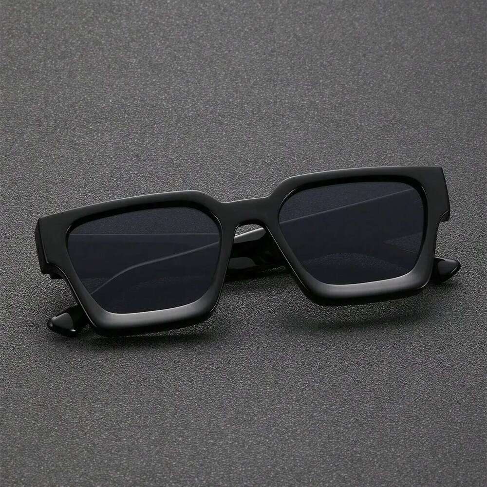 Retro Black Millionaire Shades Luxury Sunglasses 2025 For Men Designer Famous Brand Square Sun Glasses Man Women Sunglass Y260207