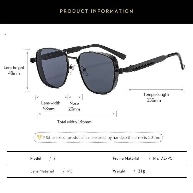 New Men Sunglasses Retro Spring Leg Driving Outdoor Sports Metal Rectangular Decorative Glasses Women Uv400 Y260207