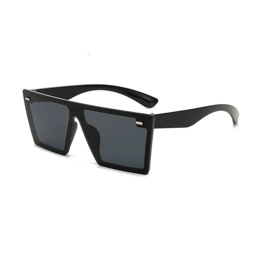 2PCS Oversized Square Frame Casual fashion Ladies Sunglasses retro Style Y2K Street Beach Decoration Glasses Y260207