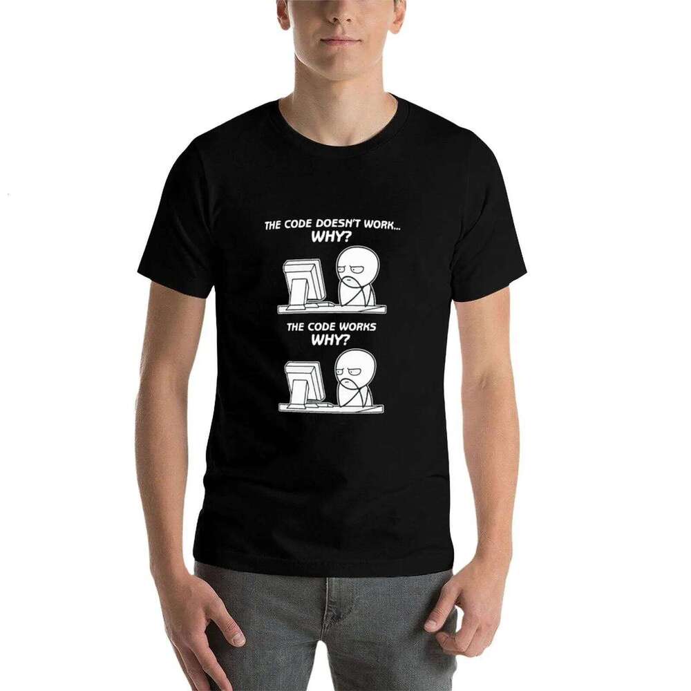 man shirts Work. oversize anime t Doesn't shirt plain Code Works. Why? The T-Shirt C260207