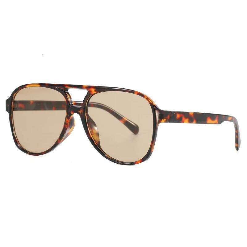 Fashion Large Frame Pilot Women Sunglasses Colorful Lens Gradient Sun Glasses Outdoor Casual Man Eyewear UV400 Y260207