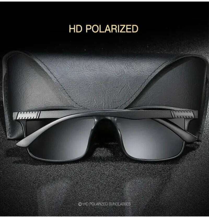 Men Polarized Sunglasses Fashion Vintage Ultra Light TR90 Frame Driving Fishing Sun Glasses Women UV400 Eyewear Y260207