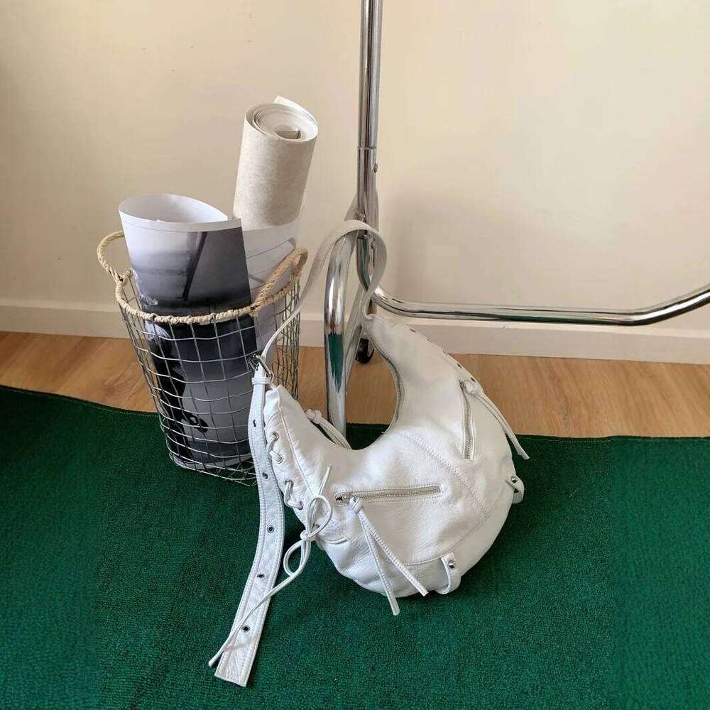 Fashion Punk Style Motorcycle Underarm Bag for Women Messenger large capacity Soft PU leather ladies shoulder bag handbag C260207