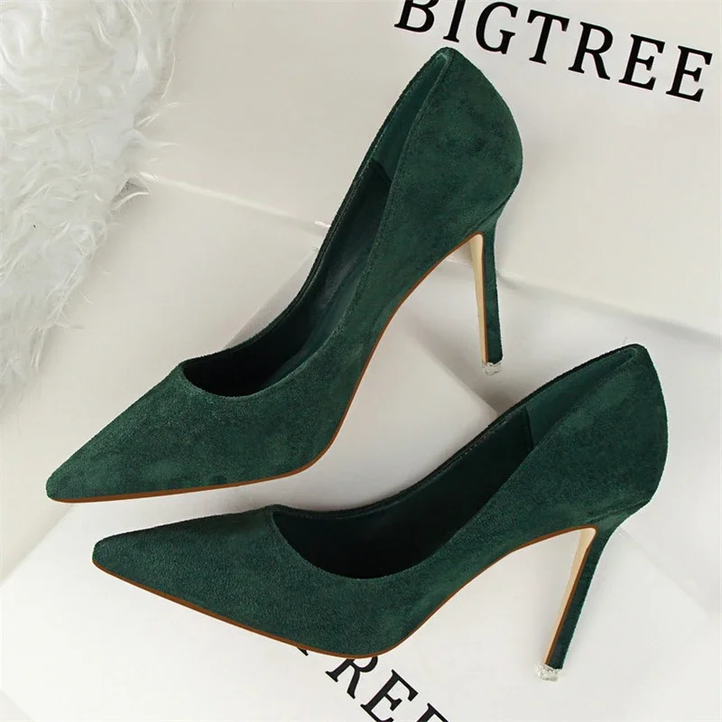Summer Runway Style Silk Pointy Women Pumps Sexy Pointed Toe Slip On Purple High Heels Fashion Slingback Stilett Shoes 260208