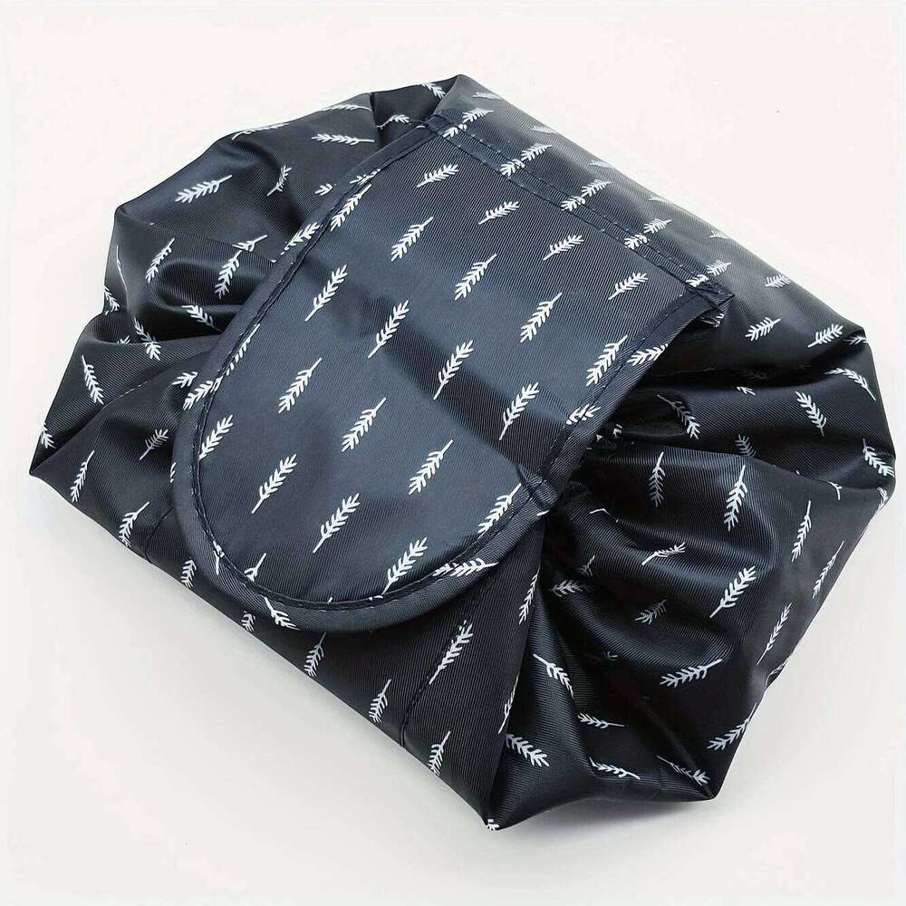Polyester Lazy Drawstring Makeup Portable Travel Storage Bag One Pack Y260206