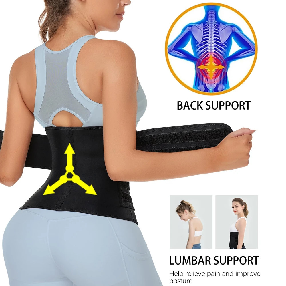 Women Men Breathable Neoprene Waist Trainer Belt Tummy Control Workout Waist Cincher Sauna Sweat Girdle Sport Waist Trimmer 260207