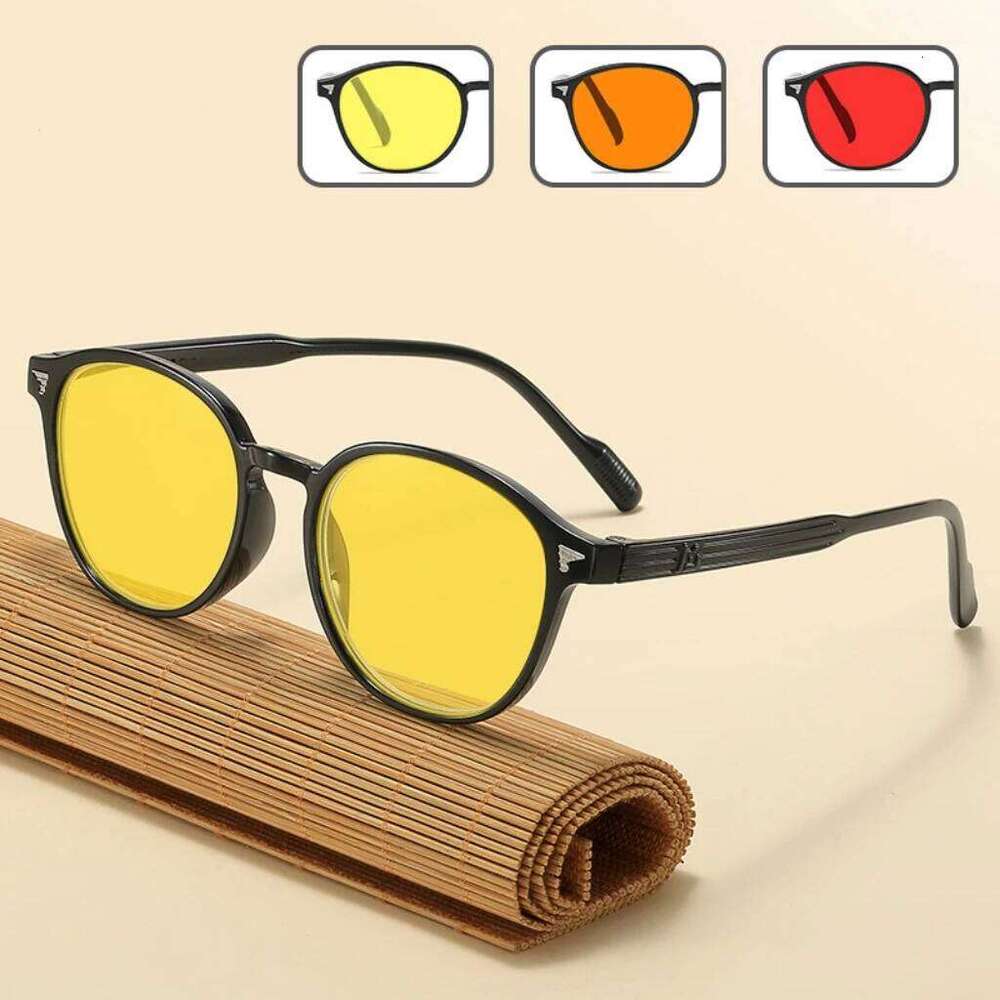 Retro Brand Square Blue Light Sunglasses Men Women Trendy Driving Sun Glasses Day Night Vision Anti-Glare Eyewear Y260207