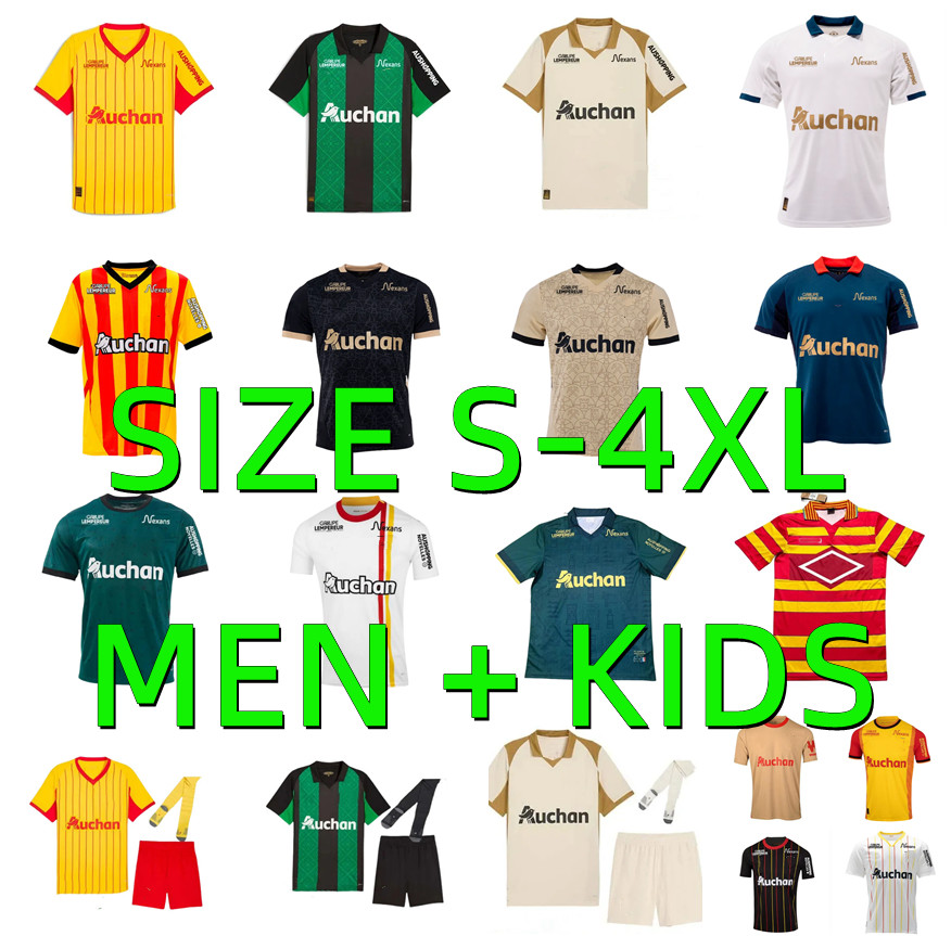 23 24 25 26 maillot foot RC Lens soccer jerseys 2025 2026 Saint-Barbe special THAUVIN SOTOCA MEDINA SAID THOMASSON Fulgini BAIDOO GRADIT Football Shirts men kids Kit