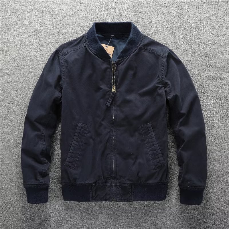 Men Jacket Thin Slim Long Sleeve baseball Jackets Mens Windbreaker Zipper Jacket