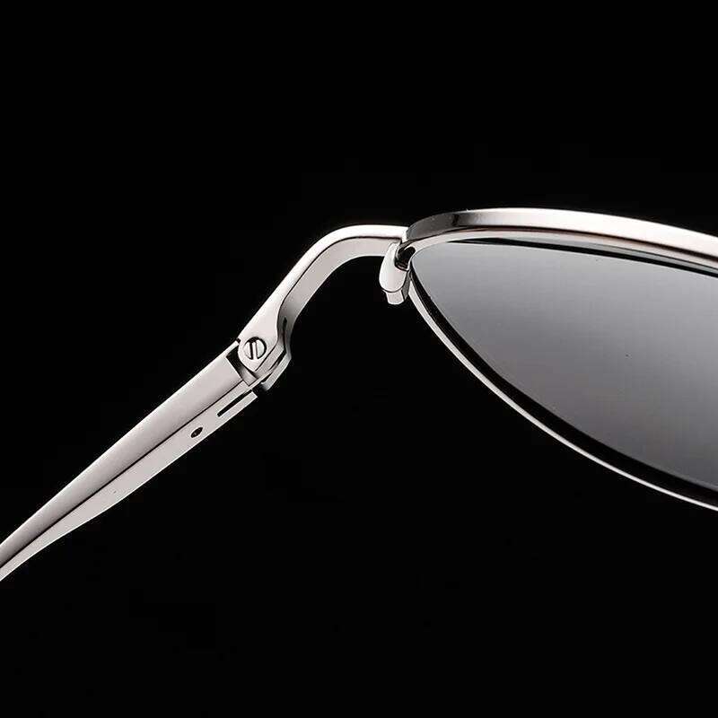 Aviation Metail Frame Polarized Sunglasses Men Color Changing Sun Glasses Pilot Male Day Night Vision Driving Y260207