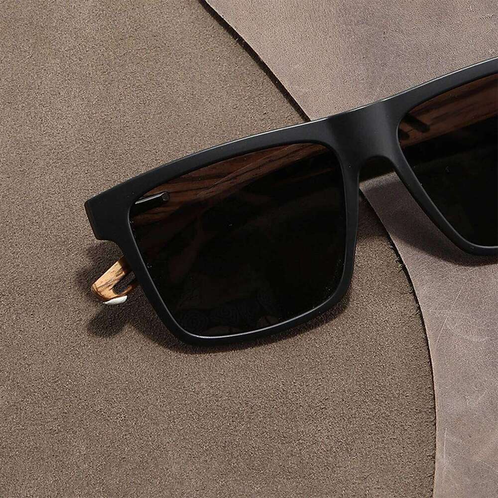 Retro Walnut Brand Ultra-Light Sunglasses For Men and Women Polarized ExquisiteFashion Y260207