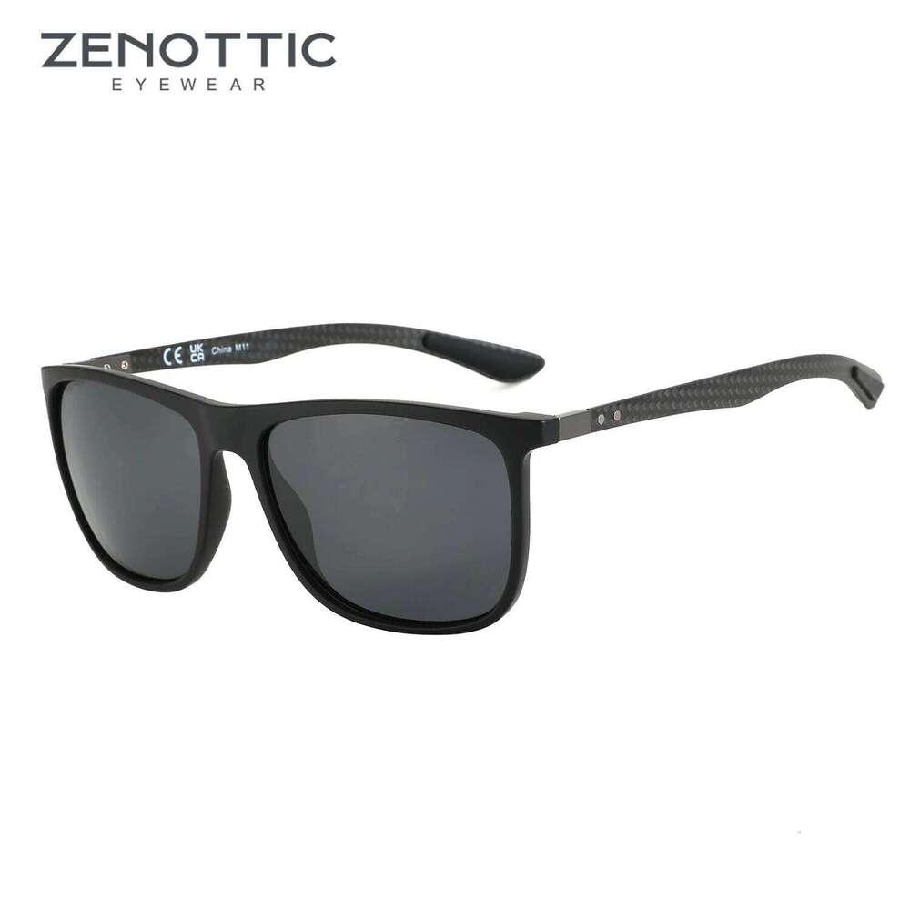 ZENOTTIC Square Polarized Sunglasses for Men Ultralight Carbon Fiber Sun Glasses Driving Fishing Golf Sports UV400 Protection Y260207