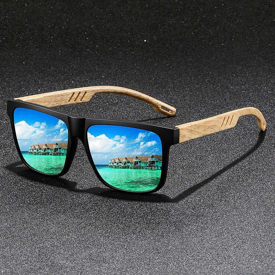 Fashion Vintage Unisex Square Sunglasses Men Women Fishing Driving Man Luxury Brand Designer Sun Glasses UV400 Eyewear Y260207