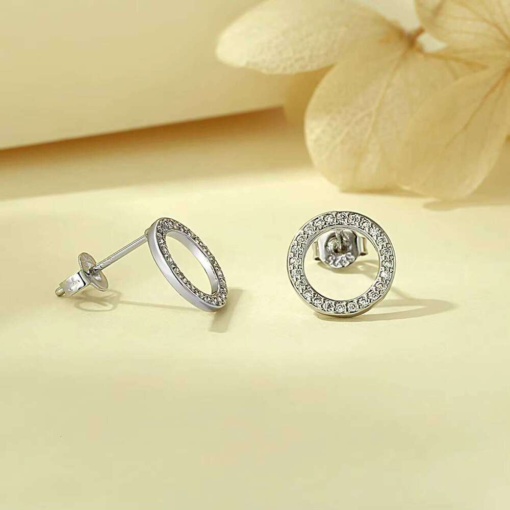 E230913123 Earrings 925 Sterling Silver Moissanite Jewelry Pass Diamond