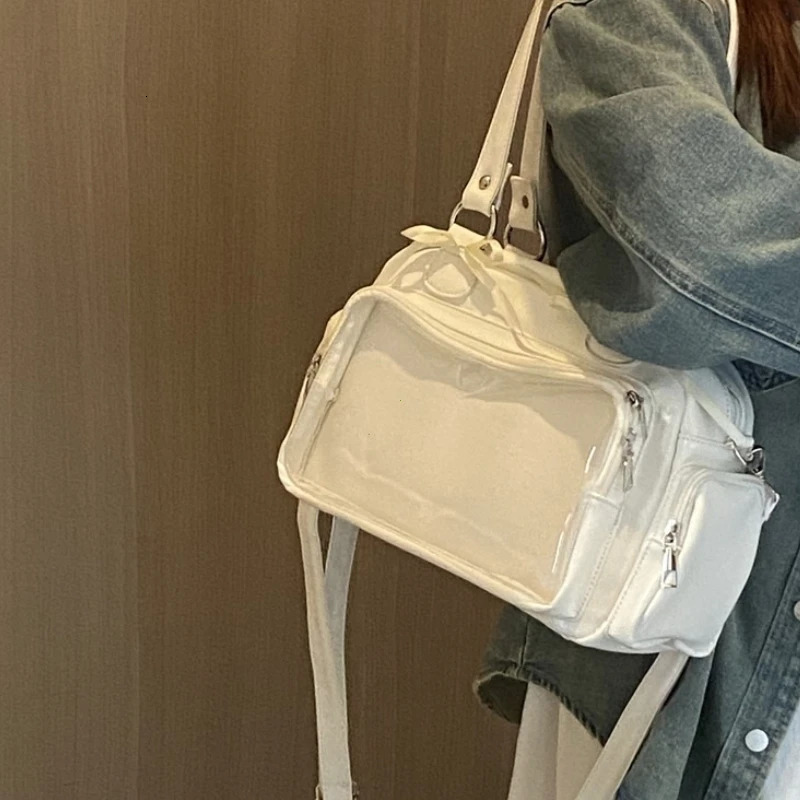Anime Two-Dimension Japanese Uniform Bag Jk Shoulder Bag Large Capacity Crossbody Versatile Badge Display Bag Doll Itabag Purse 260306