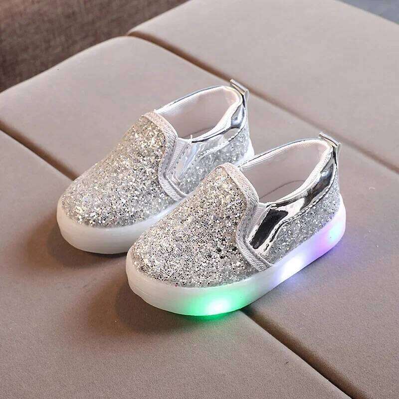Casual Sneaker Kids for Girl LED Light Sports toddler Luminous Cozy Young Children Boy Shoes Tennis H260207