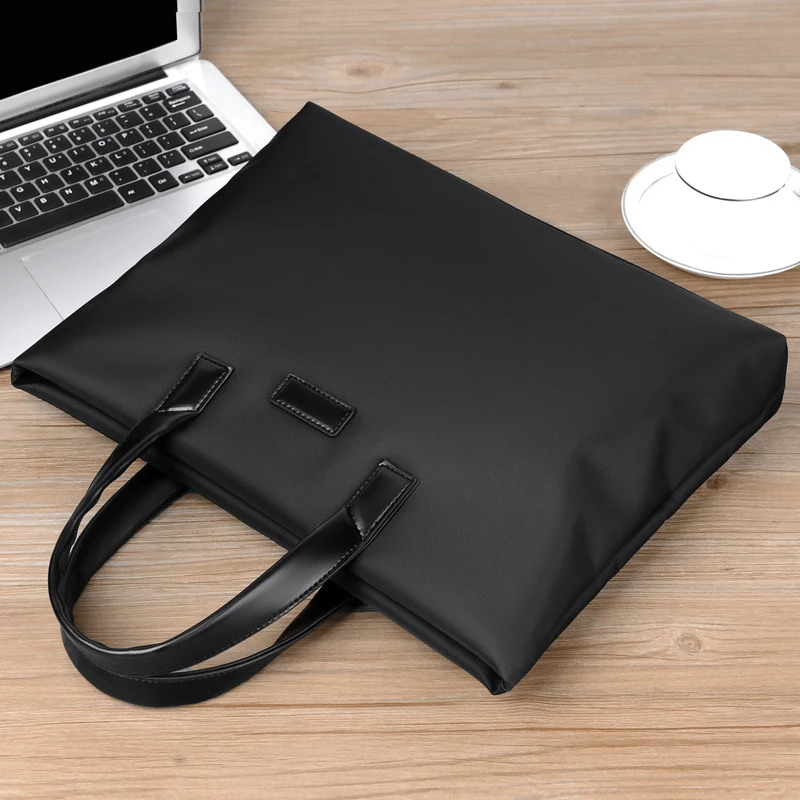 Men MultiFunctional Business Briefcase Portable Large Capacity Shoulder Bag Multiple Pockets Handbag for Casual Use 260126