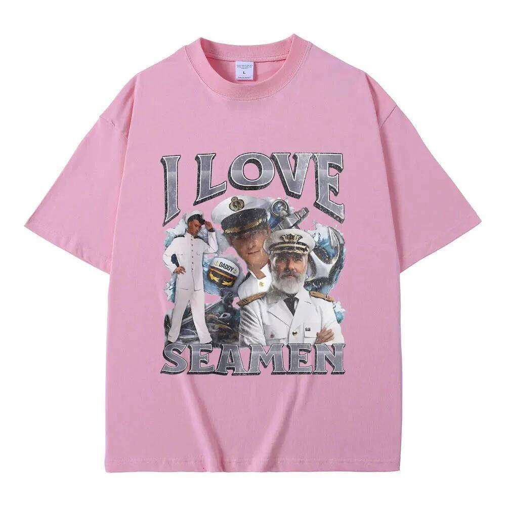 I Love Seamen Funny Offensive Sailor Tshirt T-shirt Casual Fashion T Shirts Unisex Vintage Tees Women Clothes C260207