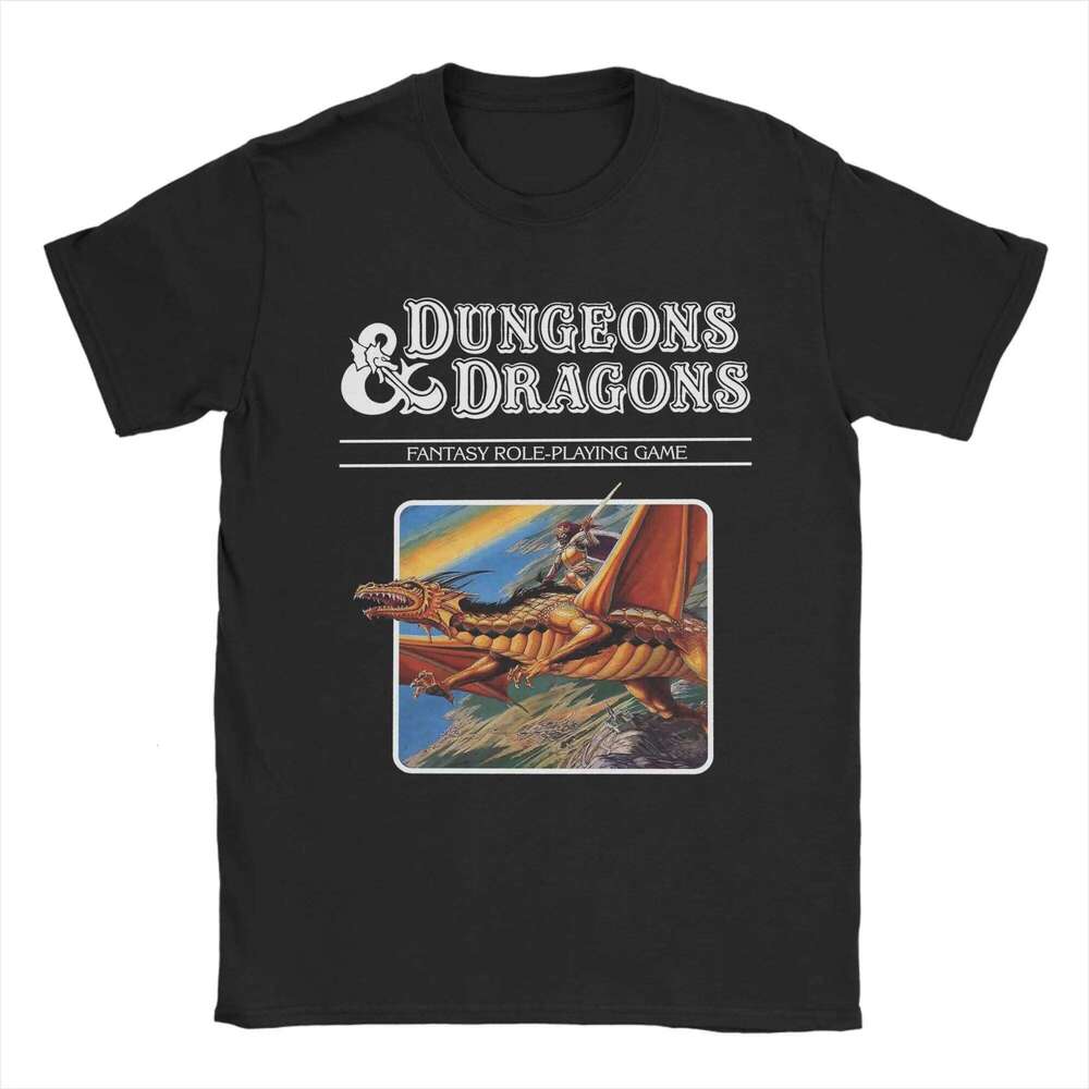 Men's Dungeon Dragon DnD Master Rules T Shirts Cotton Tops Novelty Short Sleeve Crew Neck Tee Shirt Unique T-Shirts C260207