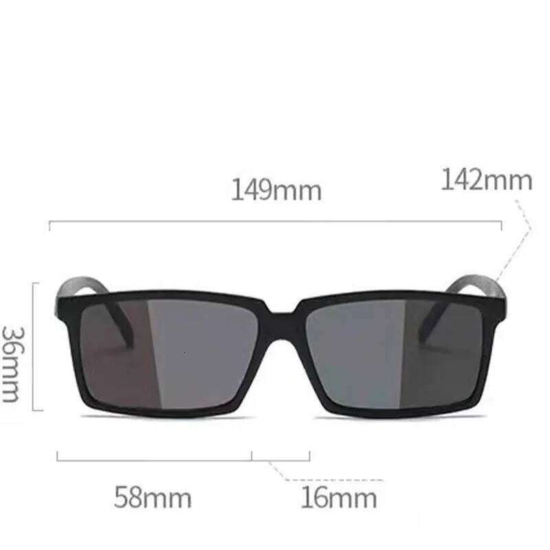 New Small Frame Sunglasses Men's Spy Style Rear View Rectangle Sun Glasses Men Brand Designer Fashion Eyewear UV400 Gafas De Sol Y260207