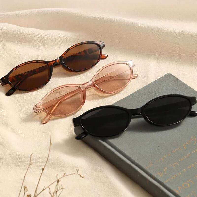 New Women's Leopard Brown Sunglasses Fashion Brand Small Frame Sun Glasses Ladies Retro Oval Eyewear Shade Oculus De Sol Y260207