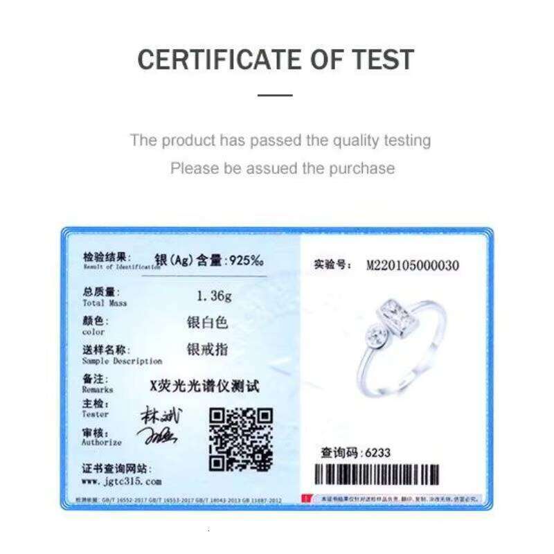 Wholesale Diamond 925 Sterling Silver Simple Zircon Luxury Wedding Ring For Women Engagement Anniversary Party