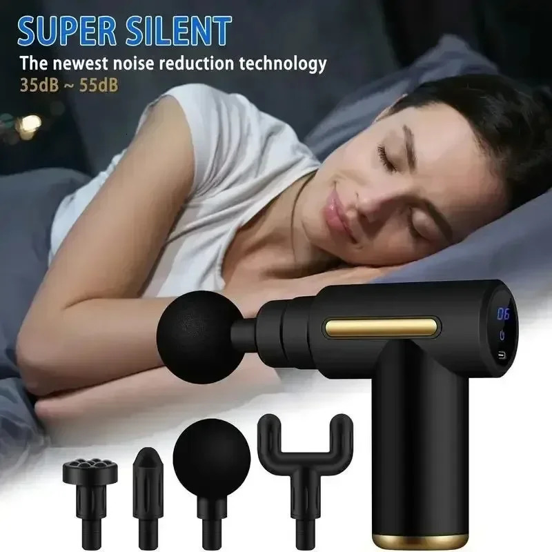 USB Mini Massage Gun Fascia Machine Muscle Relaxation Vibrating Gun Rod Massage Fitness Equipment Neck Grab Fascia Gun 260129