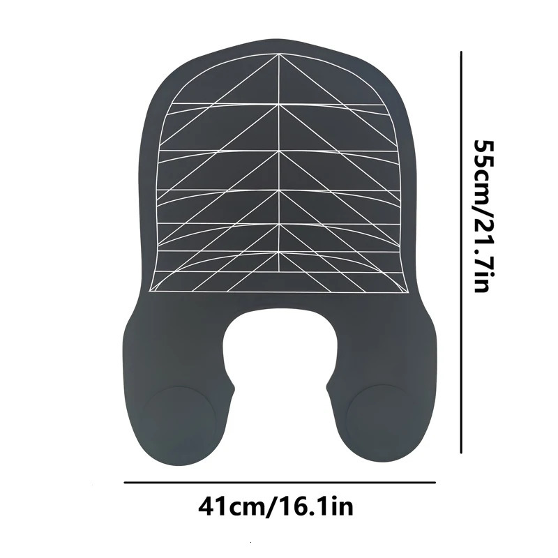 Hairdressing Dyeing ing Silicone Shawl Professional Haircut Cape Durable Hair Coloring Neck Collar Apron Hairstyling Tool 260203