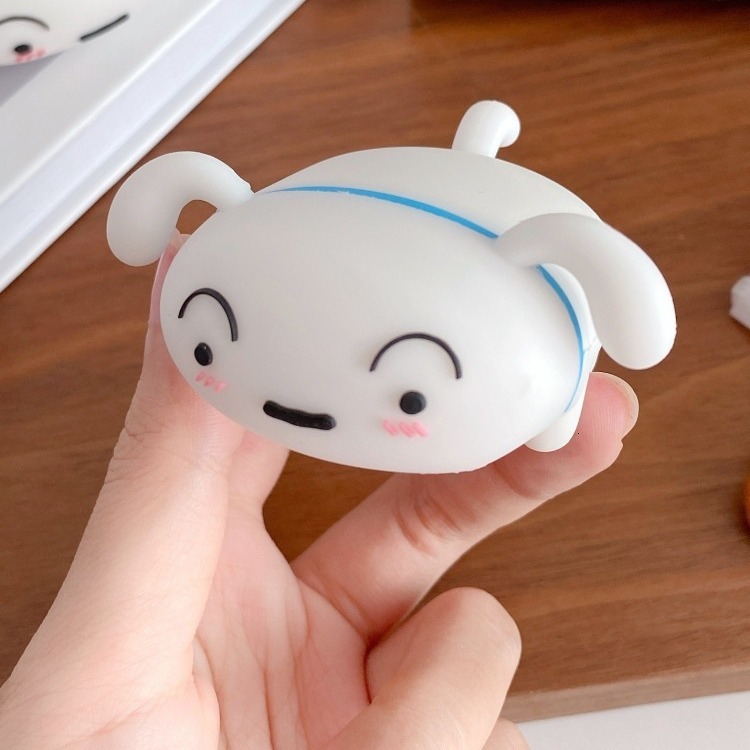 Xiaobai AirPods Pro 2/3 generation Apple Bluetooth wireless earphone case, three-dimensional silicone shell, suitable for trendy design