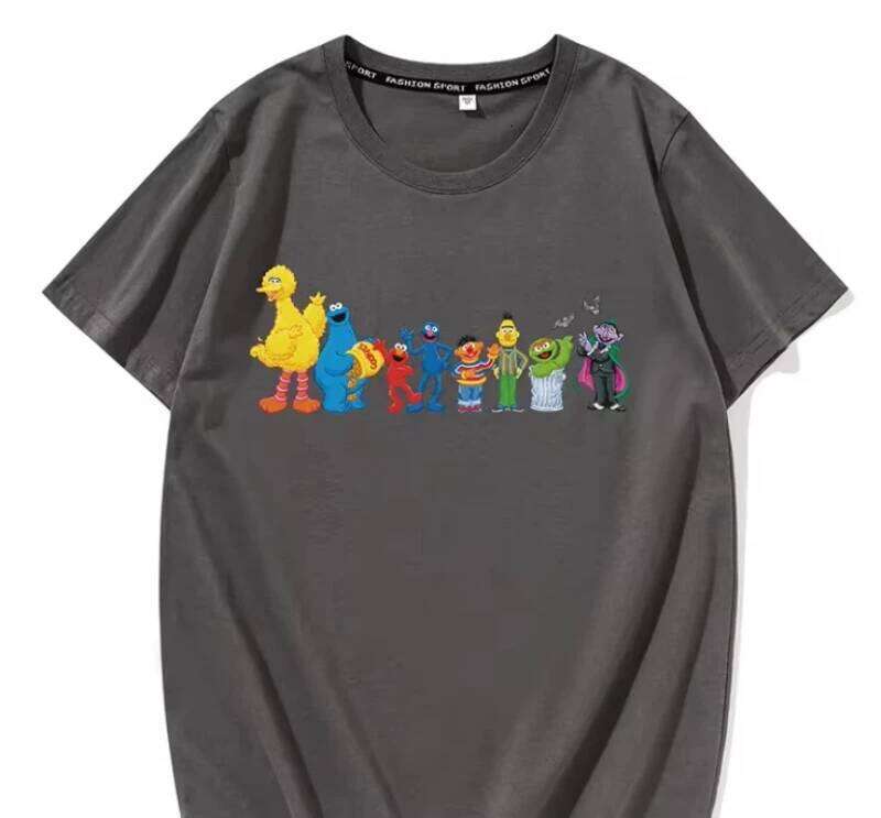 2026 Miniso Sesamed Sweet Streets Men Women T Shirts Amazing Tee Shirt Short Sleeve Crewneck T-Shirts Unique Tops C260207