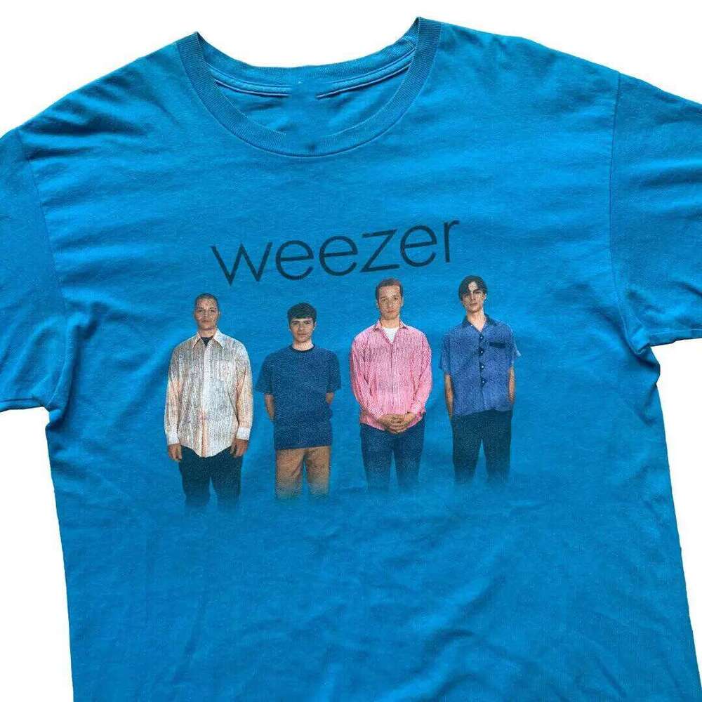 2000s Vintage Weezer Album Gift For Fan Blue All Size Unisex Shirt AC565 C260207