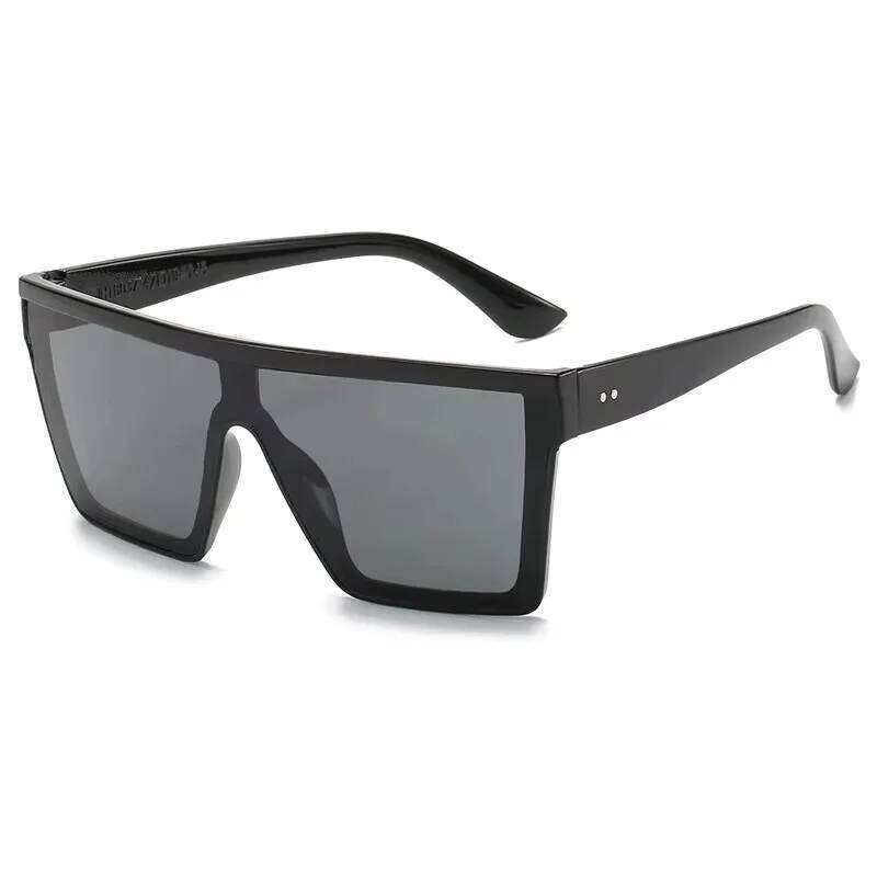 Square Frame Sunglasses for Men Women Fashion Trend Vintage UV Protection Black Silver Cool Sun Glasses Male Ladies Eyewear 2025 Y260207