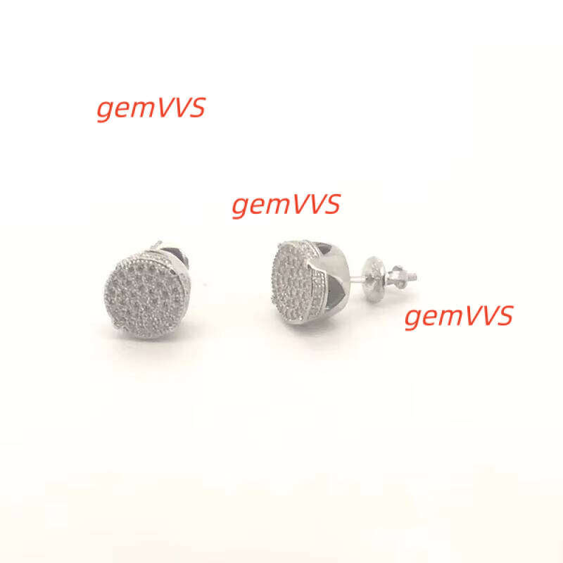 Luxury Jewelry 925 Sterling Silver VVS Moissanite Earrings For Women