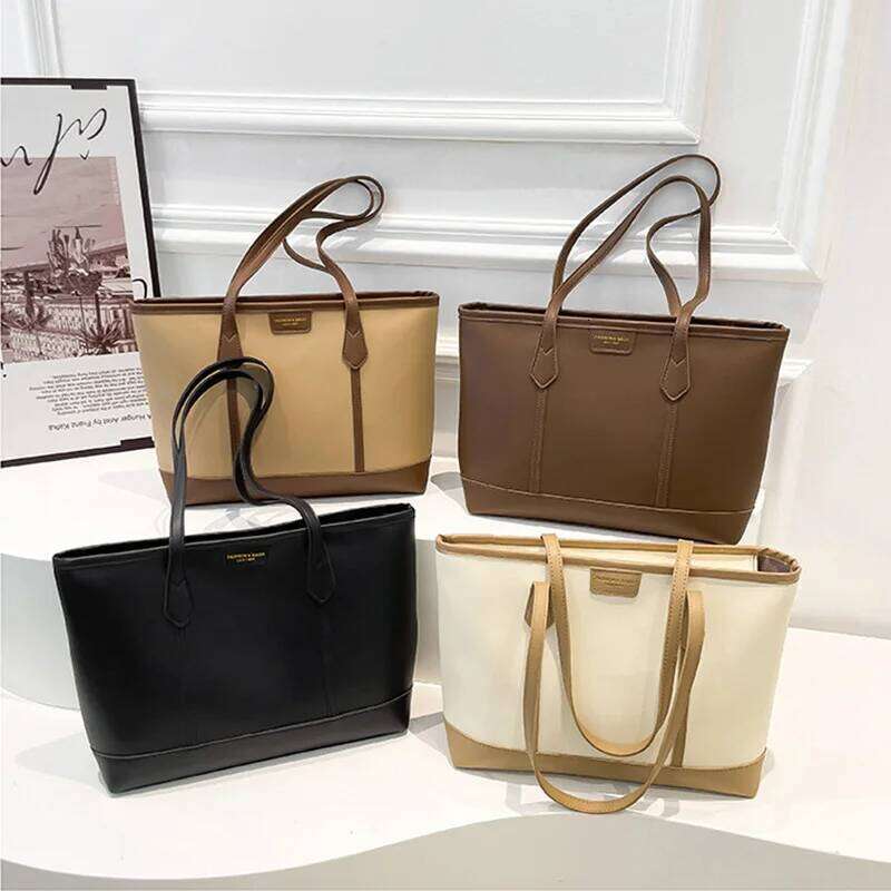 Large Capacity Casual Tote Bags Women, Designer Versatile Commuting Shoulder Bag For Daily Used, Ladies Handbags C260207