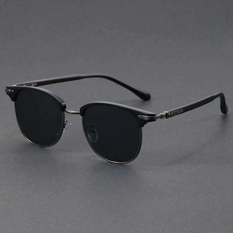 Fashionable Sunglasses European and American Metal Small Round Korean Version Glasses Retro Square Sunglas Y260207
