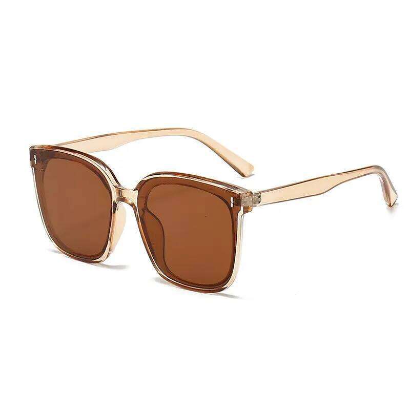New Big Frame Sunglasses Women Fashion Square Too Ladies Glasses Outdoor Sunshade Mirror for Men Y260207