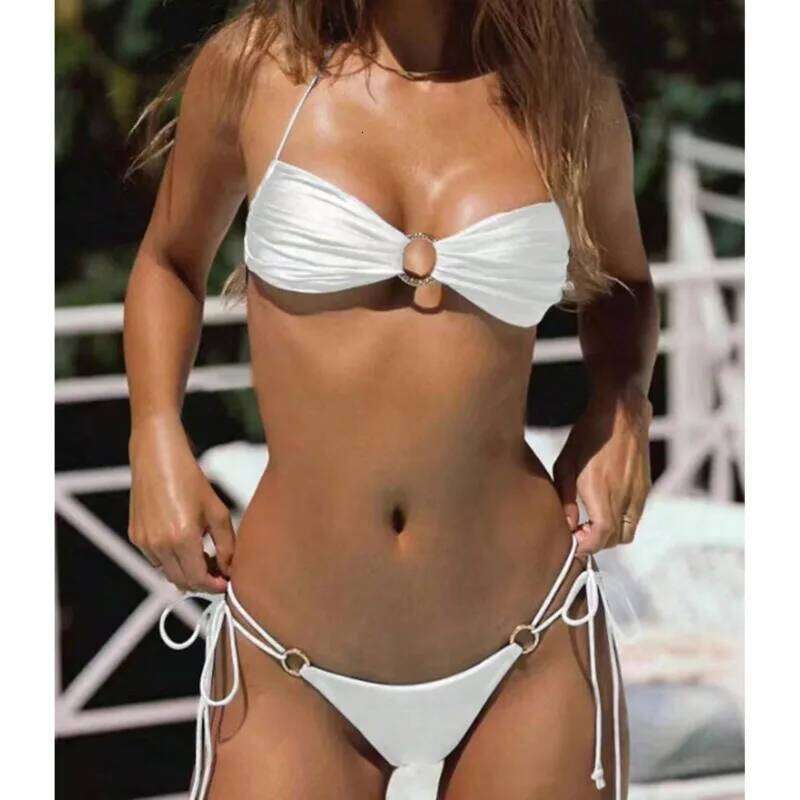 New Sexy Bikinis Black Swimsuits Women's Swimwear Push Up Female Beach Swim Wear Bathing Suits Brazilian Bikini Set Pool Bather C260207