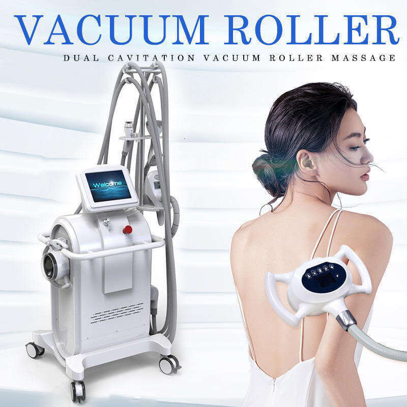 New Professional 4 In 1 Vacuum Therapy Device For Body Contouring And Fat Burning Cavitation Lipolysis Non-Invasive Weight Loss RF Dredging Skin Beaut