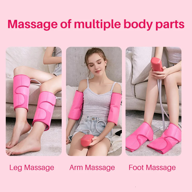 Leg Massager for Circulation Air Compression Calf Massager with Handheld Controller for Pain Relief EdemaMuscles Relaxation 260130