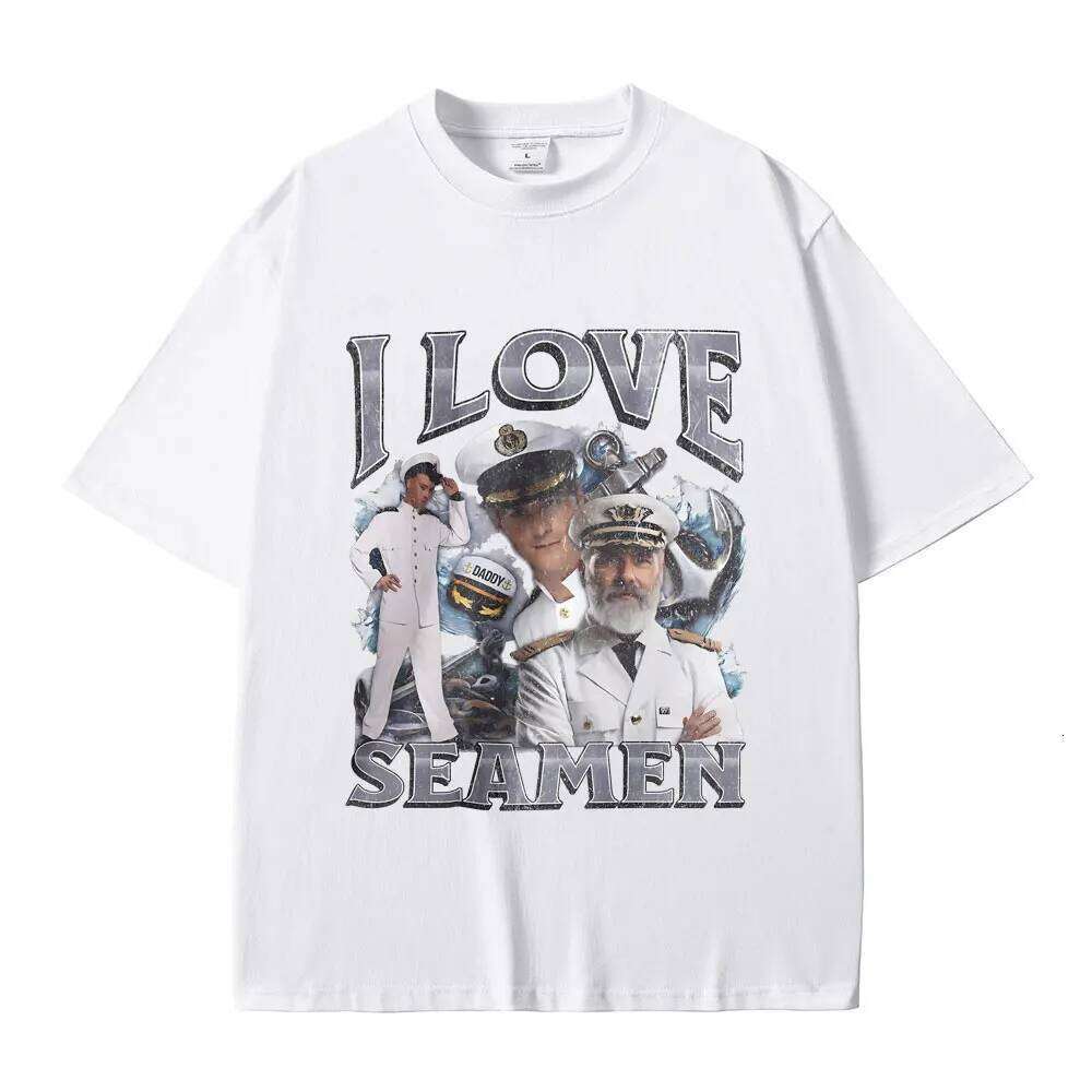 I Love Seamen Funny Offensive Sailor Tshirt T-shirt Casual Fashion T Shirts Unisex Vintage Tees Women Clothes C260207