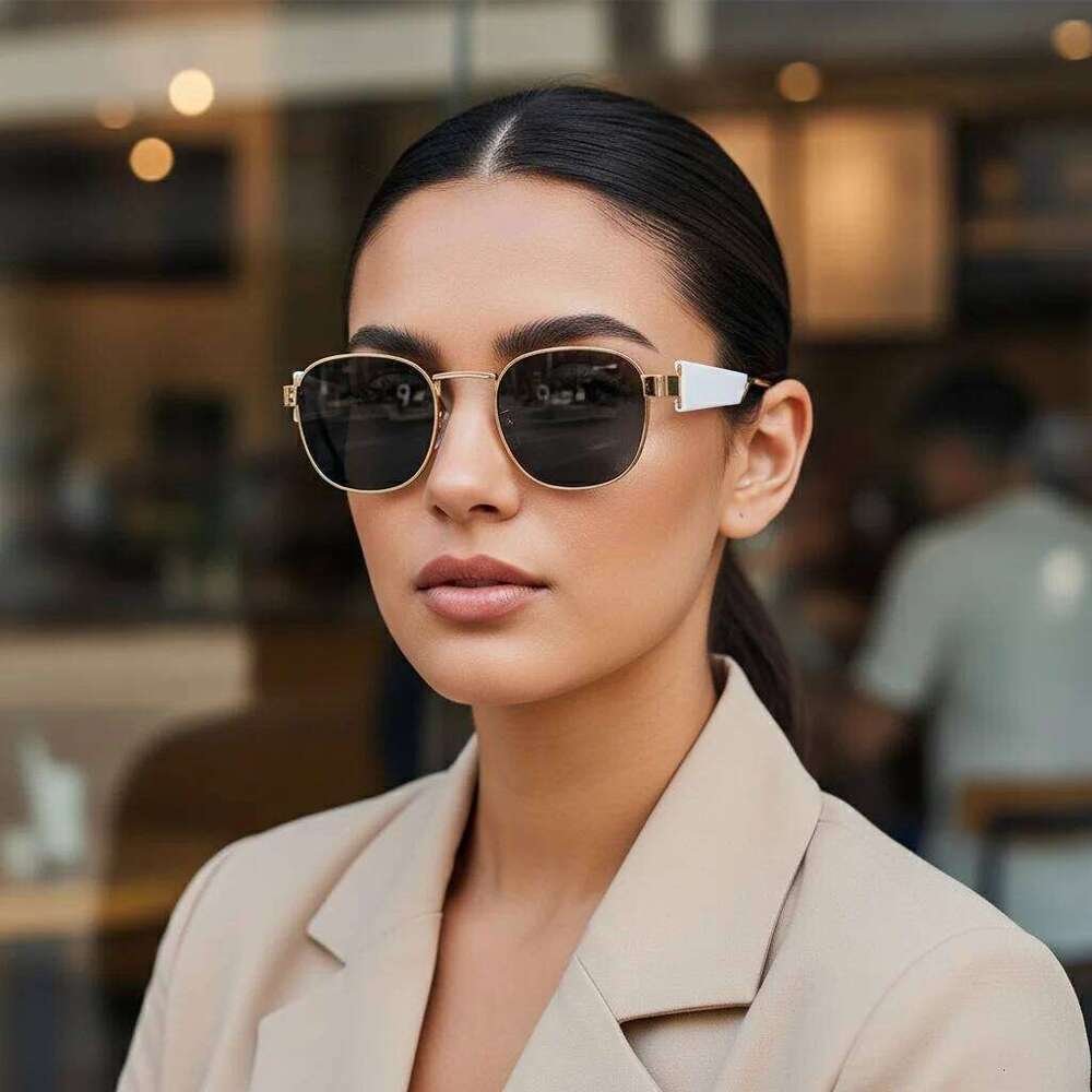 New Vintage Square-framed - Trendy Men's And Women's Sunglasses Street Photography Style Mirror Surface 2420 Y260207