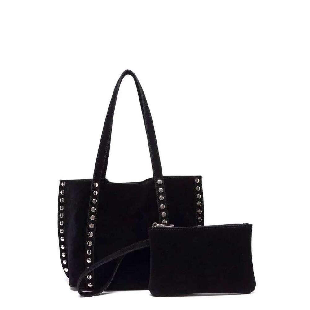 Large-capacity deerskin single-shoulder autumn and winter casual handbag, fleece underarm bag for commuting C260207