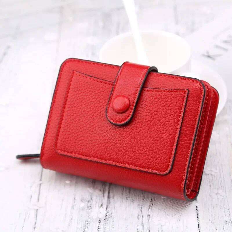Women Short Wallets Luxury Brand Card Holder Small Mini Coin Purse Lady Wallet Zipper Carteras Para Cartera Mujer Y260206