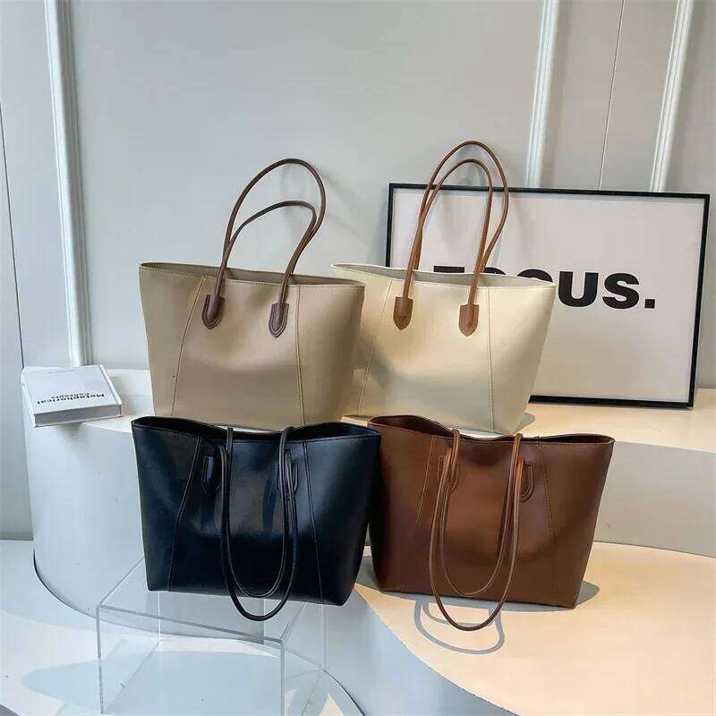 Hot Selling Light Luxury Sewing Thread PU Zipper Handbag High Quality Fashionable Commuting Women's Shoulder Bag C260207