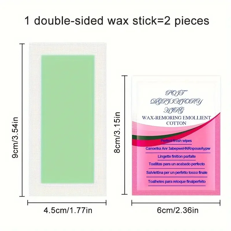 10/20/30/50 Pcs Wax Strips For Wax Paper Cold Wax Strips Paper For Face Neck Arm Leg Body Beauty Tools 260126
