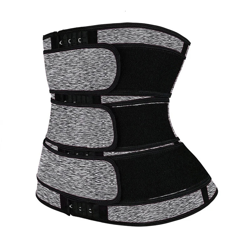 Women Waist Trimmer Tripple Belts Waist Trainer Shaperwear Tummy Control Slimming Fat Burning For Postpartum Sheath Belt 260207