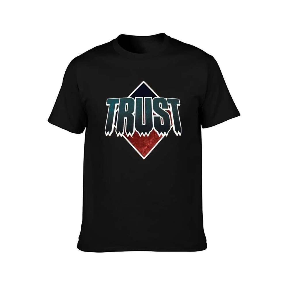 Trust Band Rock French T-Shirt anime oversize shirt luxury t shirts for man pack cotton T-shirt C260207