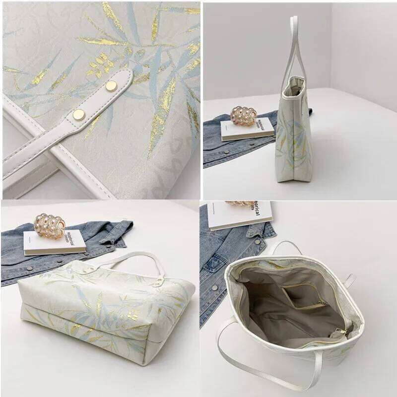 Women Fashion Luxury Design Shopper Totes 2024 New Large-Capacity Cloth Chinese Style Handbag Grace Female Top Handle Bags C260207