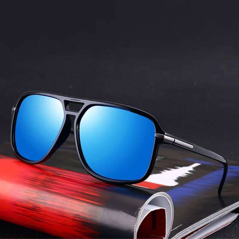 New Large Frame Square Sunglasses Men's Driving Fashion Sun Glasses Men Outdoor Fishing Polarized Eyewear UV400 Oculos De Sol Y260207